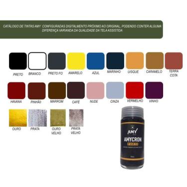 Imagem de tinta para couro, sapatos, bolsas amycron forte - amycrom, marrom