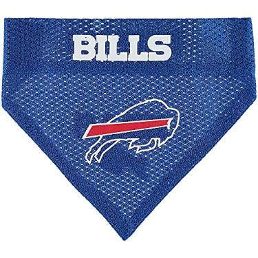 Imagem de Pets First NFL Dog BANDANA - BANDA DE PET REVERSÍVEL BUFFALO BILLS. Bandana esportiva de 2 lados com um logotipo de equipe bordado premium, pequeno/médio. - 2 tamanhos e 32 times da NFL disponíveis
