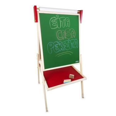 Imagem de Lousa Infantil Giz e Caneta 3 em 1 Pintura - Eita Casa Perfeita