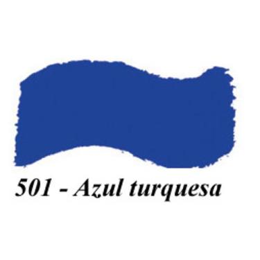 Imagem de Tinta Acrílica Brilhante Acrilex 37ml, 501 - AZUL TURQUESA