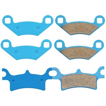 Imagem de Youxmoto Pastilhas de freio de cerâmica para Polaris Sportsman 400 450 500 600 700 800 HO EFI 4x4 2002-2014, apto para Polaris Trail Blazer Boss 250 330 / para Magnum Xpedition 325, substitua para