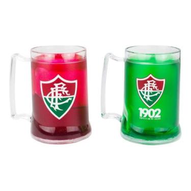 Imagem de Kit 2 Canecas Gel Isolante Térmico 400 Ml Fluminense - Mileno