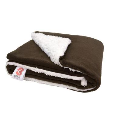 Imagem de Manta Cobertor Aveludado Pet Cachorro Gato Sherpa 80x90cm - Berve Enxo