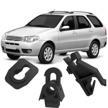 Imagem de Kit Grampos Presilhas Para Haste Vareta do Capô Palio Weekend G3 ELX H