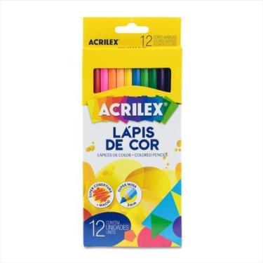 Imagem de Lápis de cor Acrilex com 12 cores