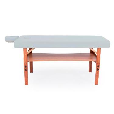 Imagem de Maca Beauty Spa Fixa com Regulagem de Altura - Arktus - Prata