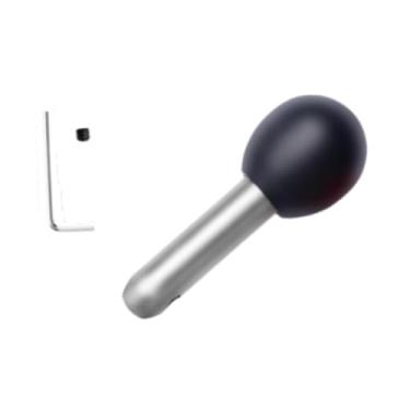 Imagem de menolana Alça de faca de substituição, cabo octogonal, suprimentos para artesanato, reparo de faca de goiva, cortador, alça, decoração, gadgets, Preto