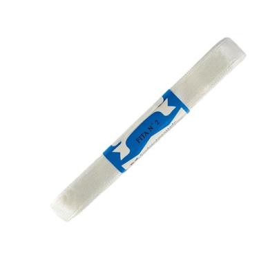 Imagem de Fita de Cetim Trader 11mm N2 com 10 Metros, COR 01 BRANCO, 10 Metros