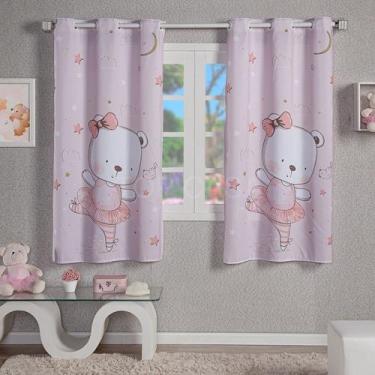 Imagem de Cortina Infantil Ursinhos 2,00x1,50  Decoração, Quarto, Menina, Menino