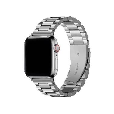 Imagem de Gshield Pulseira Metal Armor compatível com Apple Watch (42/44/45/46/4
