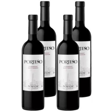 Imagem de Kit 4 Vinho Tinto Norton Porteno Cabernet Sauvignon 750ml
