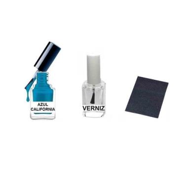 Imagem de Tinta Retoque Tira Risco Carro Ford - Azul California  - Jhow Adesivos