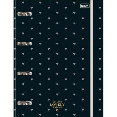 Imagem de Caderno Argolado Cartonado Universitário Com Elástico West Village 80 Folhas Tilibra Estampa 4