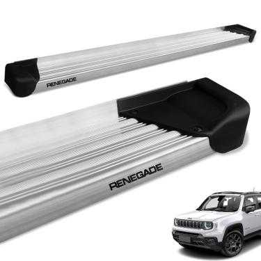 Imagem de Estribo Lateral Renegade 2016 A 2024 Aluminio Natural A3