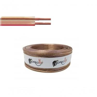 Imagem de Cabo Paralelo Polarizado Bicolor Cristal 2x0,50mm 100 Metros