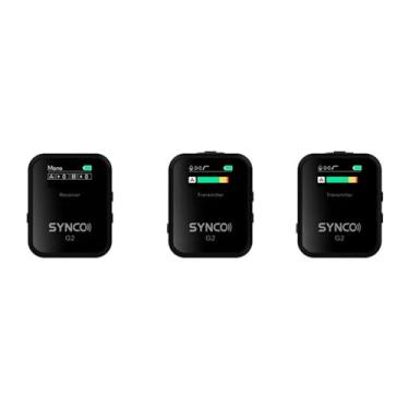 Imagem de Synco G2A2 Microfone Wireless - Kit 2 TX, 1RX, 2 Lapelas, 3 Cabos, 1 Protetor e 1 Adaptador