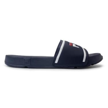 Imagem de Chinelo Fila Drifter Stripes Marinho Branco e Vermelho-43