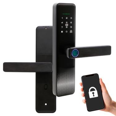 Imagem de Fechadura Digital Inteligente Biometria Wi-Fi Com Aplicativo