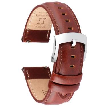 Imagem de Pulseiras de relógio OTTOODY Leather Quick Release Top Grain 18-22 mm