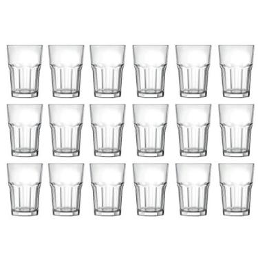Imagem de Kit 18 Copos Vidro Isis Vitamina 360ml Suco Restaurante Casa - Vista H