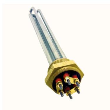 Imagem de Resistência Elétrica Inox 304 Para Sauna Tanques Boiler Aquecedor Pisc