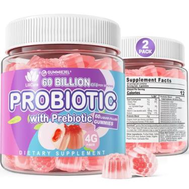 Imagem de Gomas probióticas EnvyDeal, 60 bilhões de CFU, 11 cepas, pacote com 2