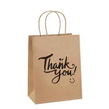 Imagem de Sacola de presente Dream Thank You Paper 25 unidades, 22 x 11 x 27 cm,