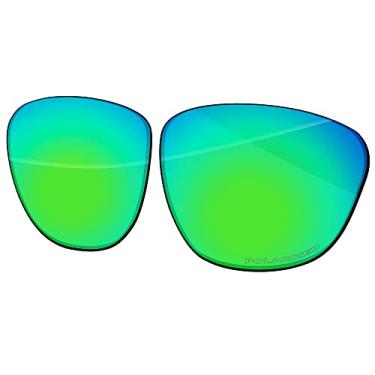 Imagem de Ensky Lentes de reposição HardyShield para óculos de sol Oakley Frogskins OO9013, Viridian - Estampa polarizada, Frogskins