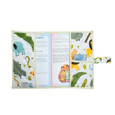 Imagem de Capa Para Caderneta de Vacinação Bebê/Capa Protetora/Vacinas/Porta Documentos Bebê/Menino Menina (Floresta)