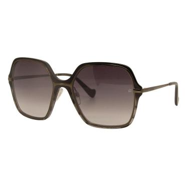 Imagem de Óculos Solar Ana Hickmann Mari 6 A21 Brilho Lente Cinza Degradê-Feminino