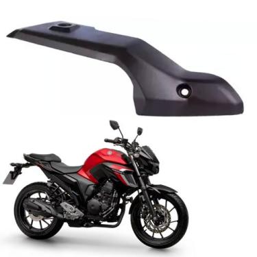 Imagem de Carenagem Superior Protetor Escapamento Fazer 250 Fz25 Preto - Paramot