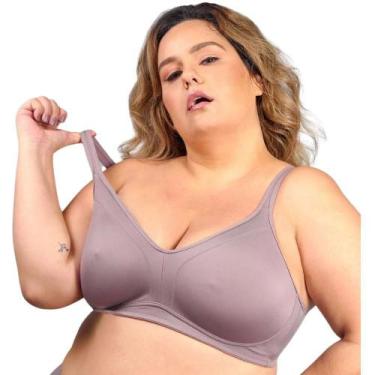 Imagem de Sutiã Sustentação Duloren 111756 Microfibra, Berinjela, XL