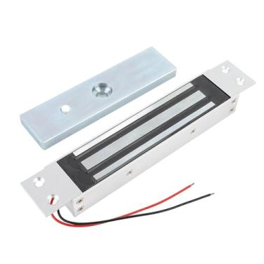 Imagem de Garosa Fechadura Magnética Elétrica DC12V 180KG Fechadura Eletromagnética Com Forte Força de Retenção Com Hardware de Montagem para Vidro, Madeira, Metal e Porta Corta-fogo