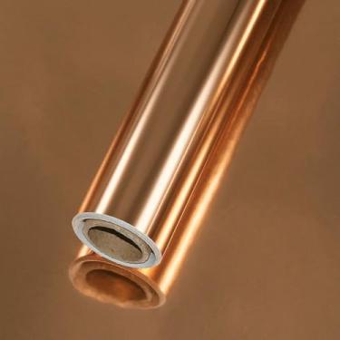 Imagem de 2 rolos de papel de contato para descascar e colar, papel de parede texturizado metálico de 39 × 395 cm, papel de parede decorativo autoadesivo para cozinha, geladeira, lava-louças (ouro rosa 01)