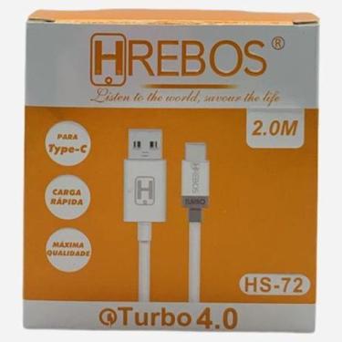 Imagem de Cabo USB tipo C 2M HRebos