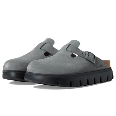 Imagem de Birkenstock Tamancos femininos Boston Chunky, Cinza basalto, 8-8.5 Narrow