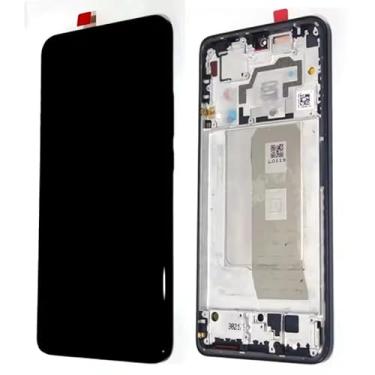 Imagem de Para Xiaomi Poco F5 Pro Tela LCD Touch Screen Digitalizador Montagem para 23013PC75G Peças de Reposição (Preto com Moldura)