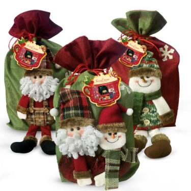 Imagem de BAG Cesta de Natal - Kit Christmas Bag 1,093 kg - Santa Edwiges