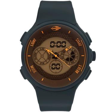 Imagem de Relógio Mormaii Masculino Analógico Pro Azul Mo160829-8a