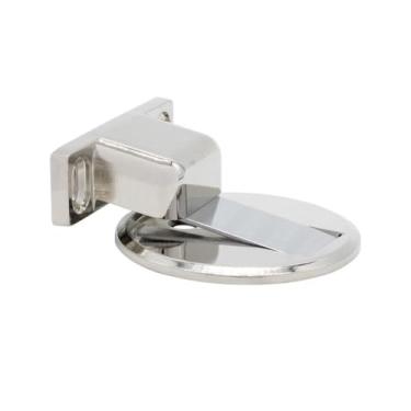 Imagem de Kit 4 Prendedor Trava de Porta Magnético Slim Cromado (4 PEÇAS)