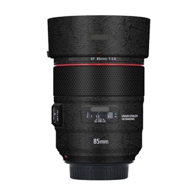 Imagem de Adesivo protetor para câmera EF 85 1,4 L Película de vinil para Canon EF 85 mm F1.4 L Acessórios de revestimento protetor (Splash Ultra Preto)
