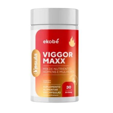 Imagem de Viggor Maxx( Niacina, Vitaminas, Minerais e Cafeína) 30Caps de 810mg -