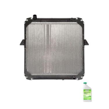 Imagem de Kit Radiador Eletrônico Mercedes-Benz 1518/1718 + Aditivo Radiador MWM MPARTS Verde