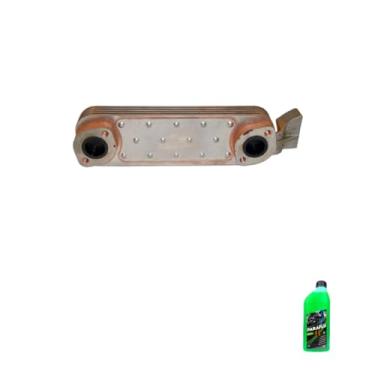 Imagem de Kit Radiador de Óleo OM366 3661800865 + Aditivo Radiador Paraflu Verde