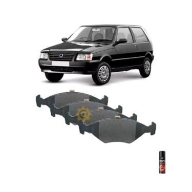 Imagem de Kit Pastilha de Freio Uno Mille Fire 1.0 2009 Teves + Orbi Anti Chios 200ml