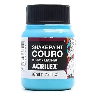 Imagem de Verniz Para Couro Acrilex 100ml Base Água – Acabamento Semibrilho, Fosco ou Brilhante, Proteção e Durabilidade Para Couro Natural e Sintético (AZUL CELESTE 503)