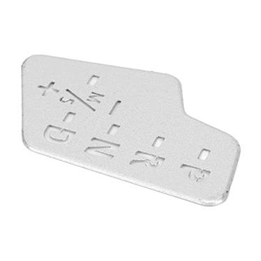 Imagem de aqxreight Console Central do Carro Display de MudançA de Marcha Lantejoulas Guarnição Acessórios Interiores de Liga de Alumínio Substituição para X3 E83 2006-2010 Excelente A Posição Original é um