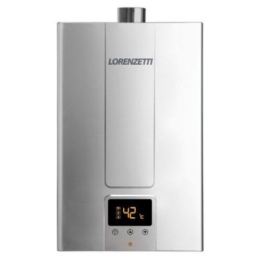 Imagem de Aquecedor De Água A Gás Lorenzetti 15 Litros LZ 1600DEI Inox Bivolt Di