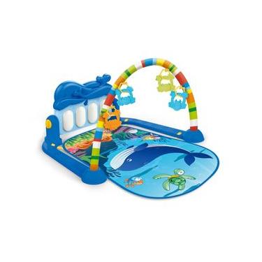 Imagem de Tapete de Atividades Joy Mar Azul Piano Musical Replay Kids