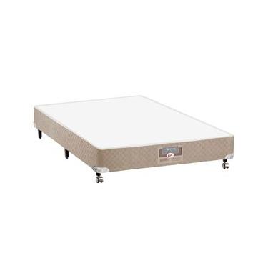 Imagem de Base Box para Colchão Casal Castor Silver Star 27x138x188 cm  Branco/Bege